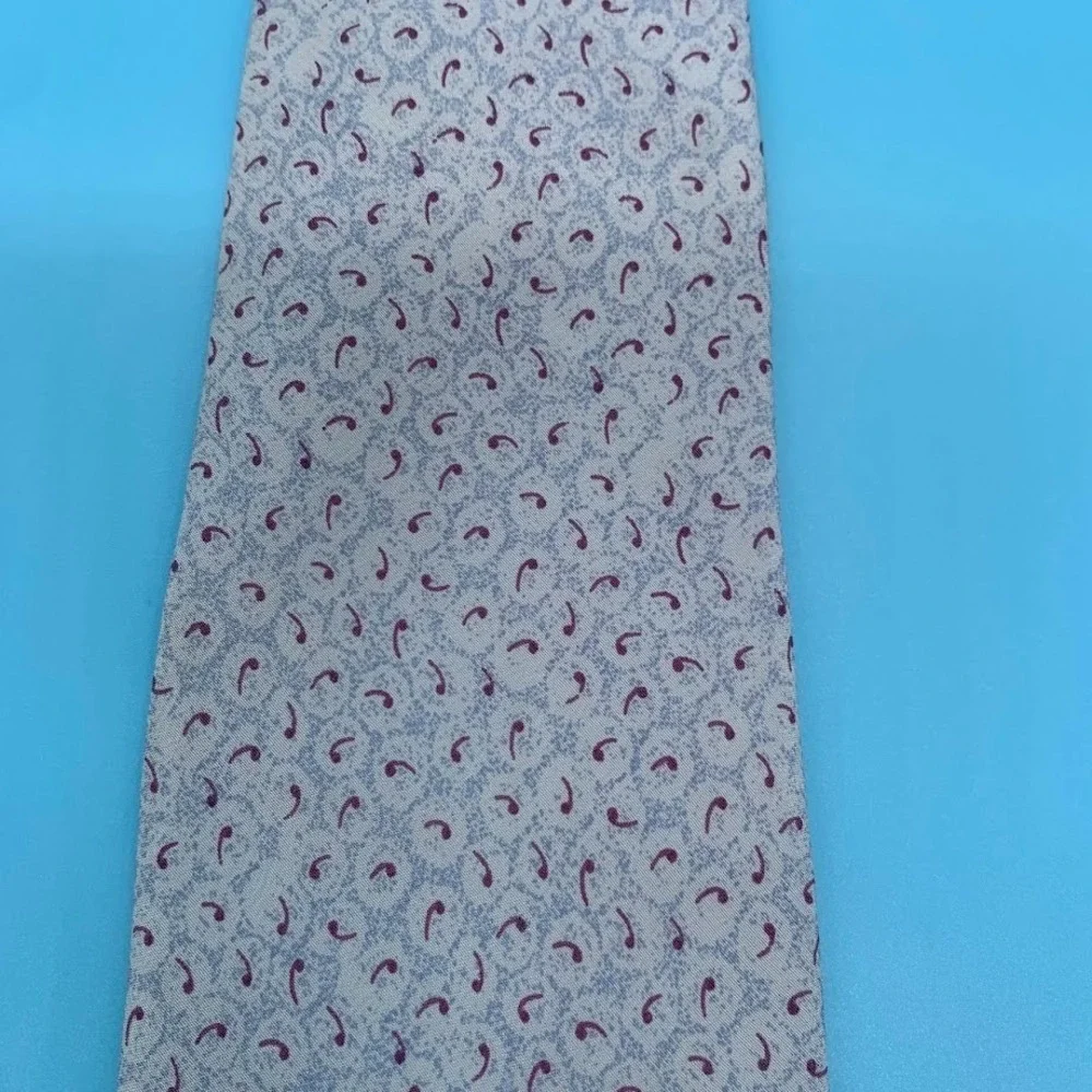 Enrico Guccini Men's Light‎ Blue Dress Tie All Silk Classic Necktie